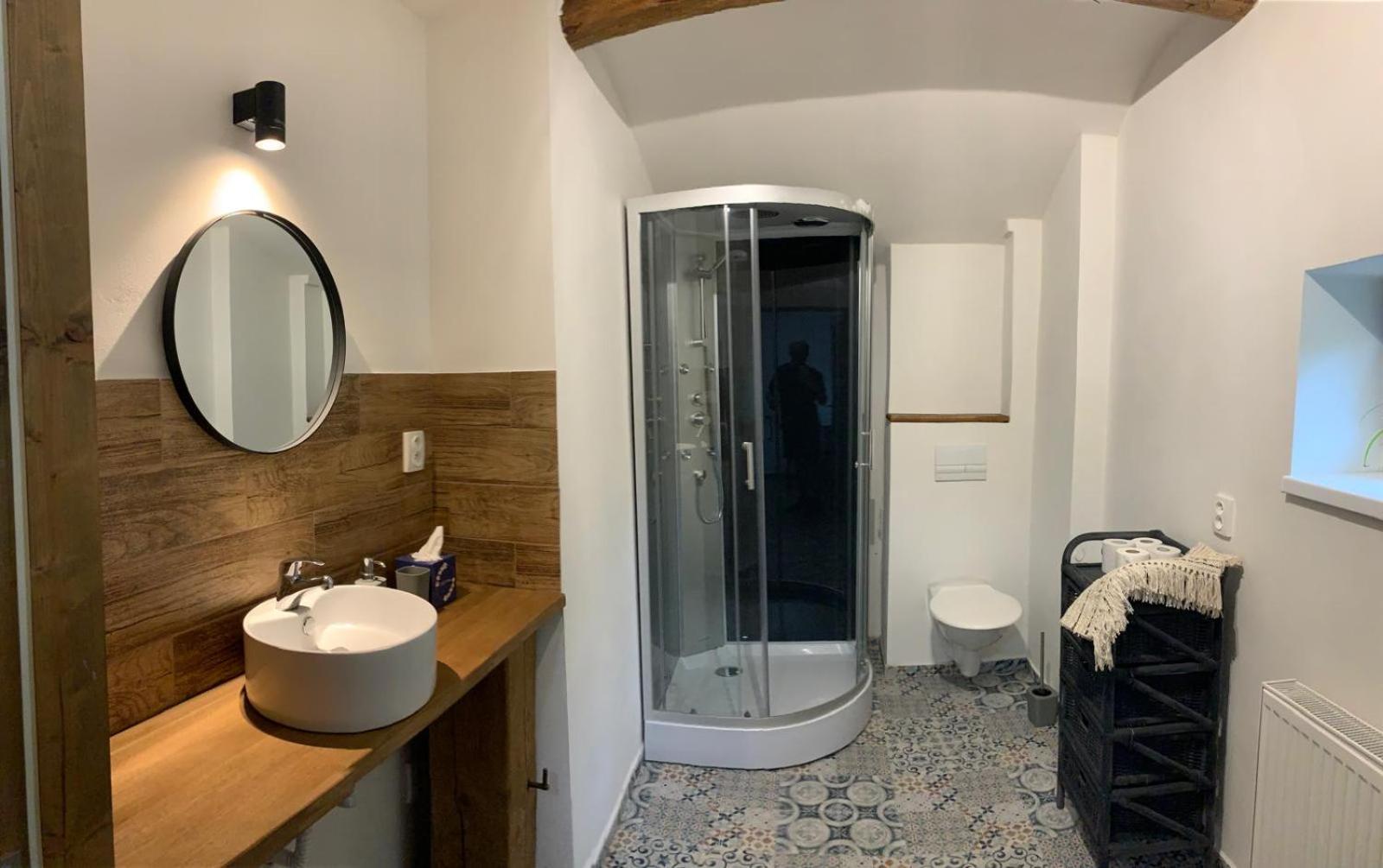 Penzion Wiesen Mezimesti Bagian luar foto